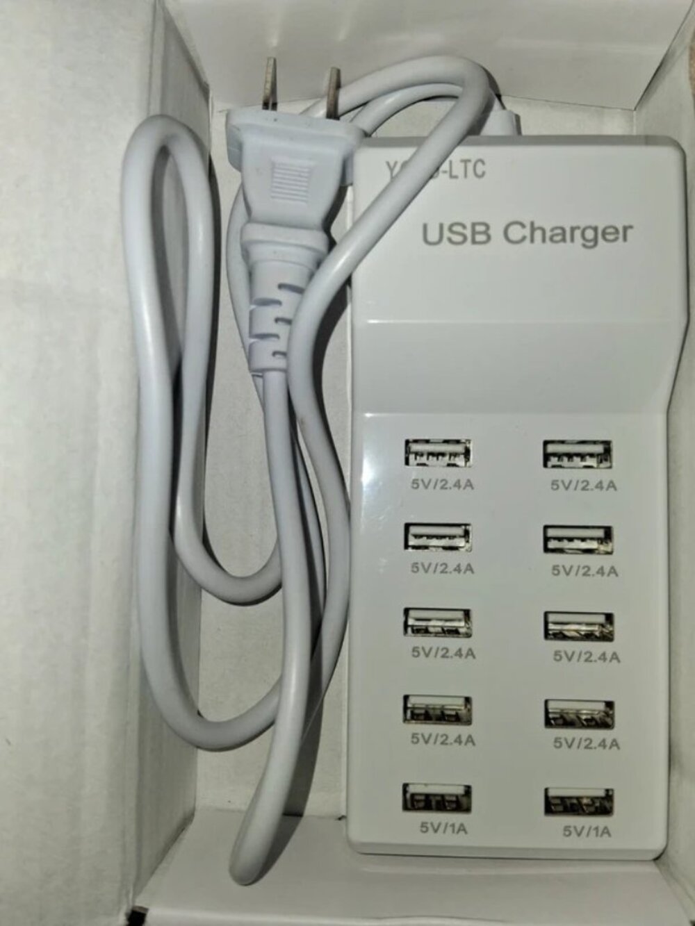 10-port USB Charging Station